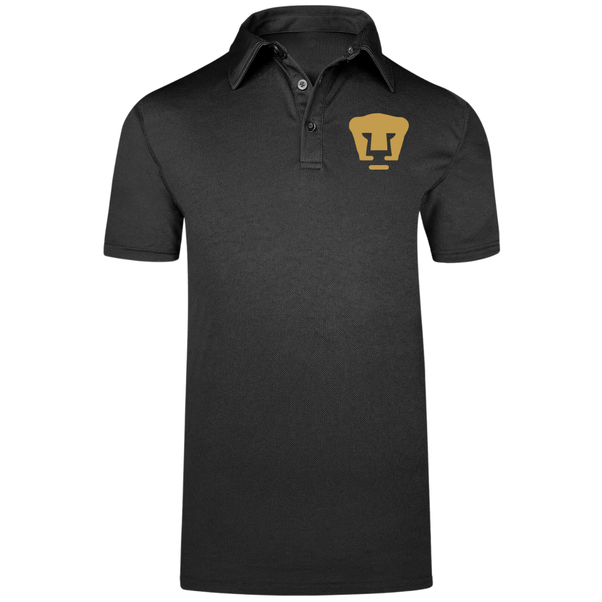 Playera Tipo Polo Hombre Pumas UNAM Logo Dorado Tienda Pumas