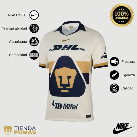 Jersey Local Hombre Nike Jerseys 25/26 Patrimonio De La Banda Auriazul Blanco