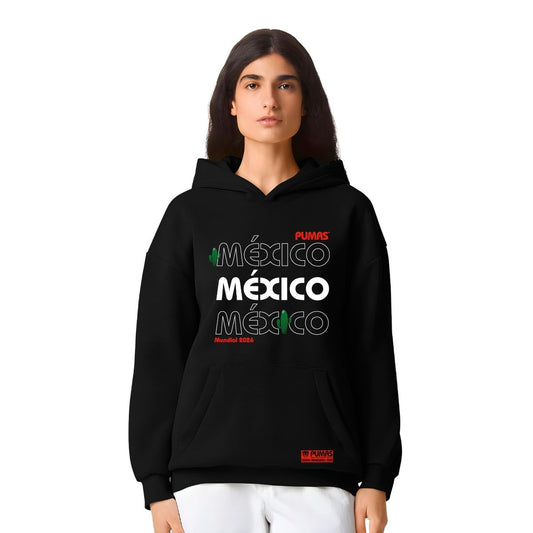 Sudadera Mujer Hoodie Pro Dry Pumas UNAM México Mundial