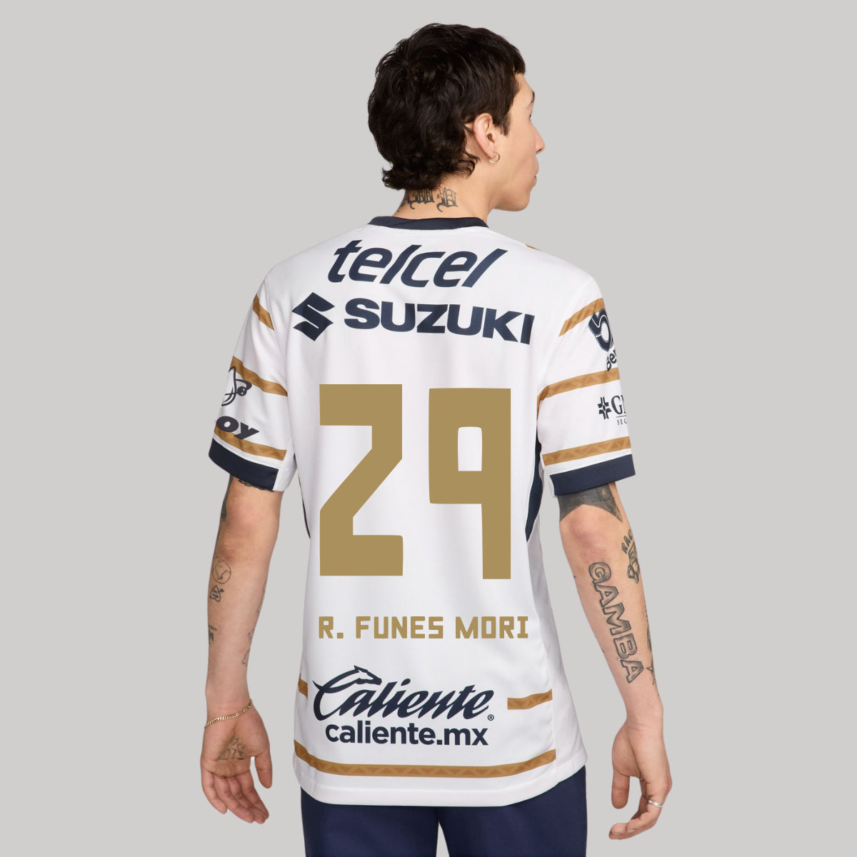 29 Rogelio Funes Mori Jersey Local Nike Pumas UNAM Hombre 24 25