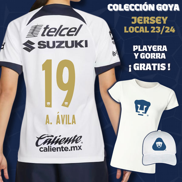 19 Ali Ávila - Colección Goya Mujer - Jersey Local + Playera y Gorra de Regalo