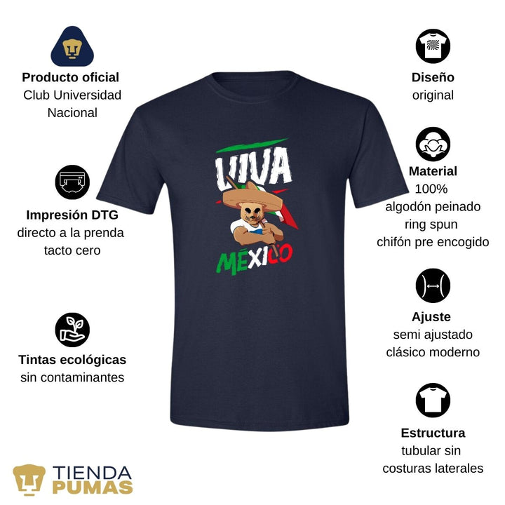 Playera Hombre Pumas Mes Patrio--Tienda-Pumas-Oficial