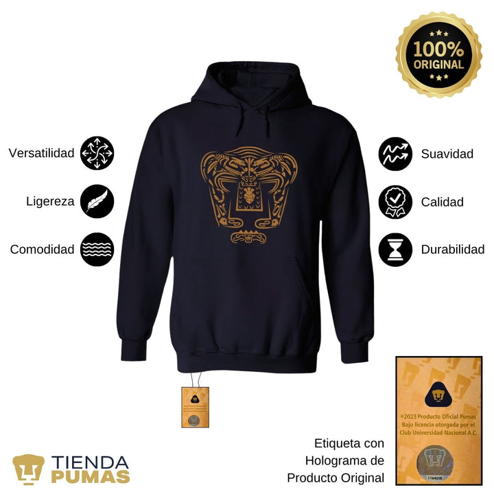 Sudadera Pumas UNAM Original Glifos-Sudaderas-Tienda-Pumas-Oficial