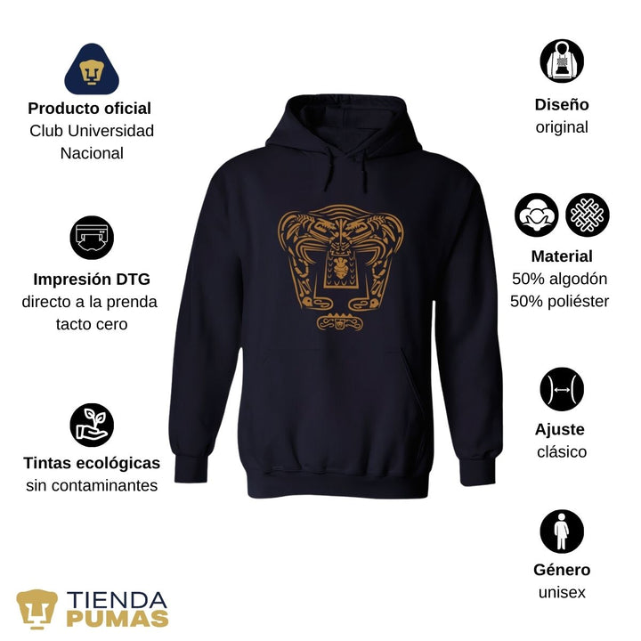 Sudadera Pumas UNAM Original Glifos-Sudaderas-Tienda-Pumas-Oficial