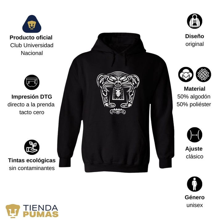 Sudadera Pumas UNAM Original Glifos-Sudaderas-Tienda-Pumas-Oficial