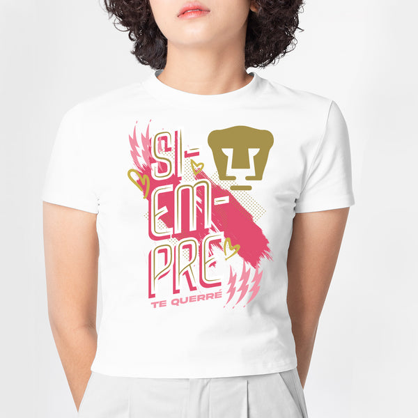 Playera Pumas UNAM Mujer San Valentín