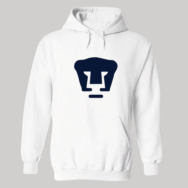 Men's Sweatshirt Hoodie Pumas UNAM Logo Blue
