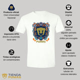 Playera Hombre Pumas UNAM Día de Muertos Celeste