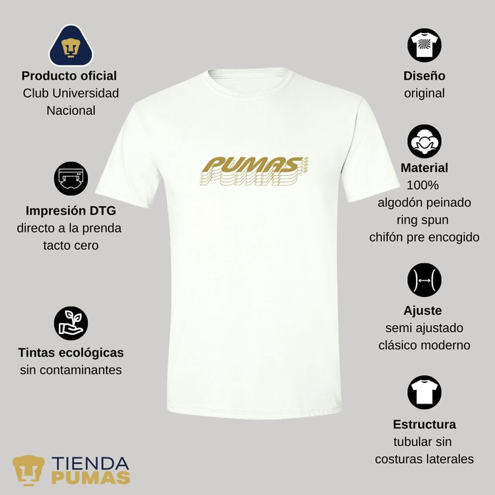 Playera Hombre Pumas UNAM Duplicado--Tienda-Pumas-Oficial