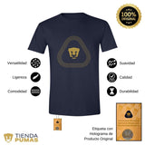 Playera Hombre Pumas UNAM Logo Líneas