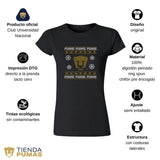 Playera Mujer Pumas UNAM Navideña Copos