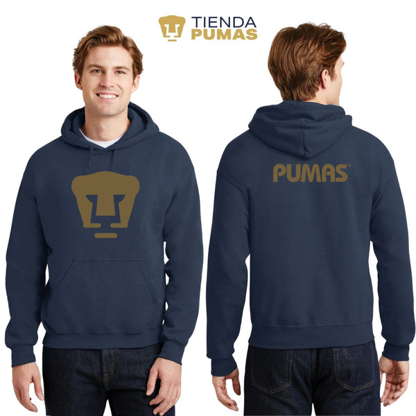 Sudadera para Hombre Hoodie Pumas UNAM Logo Dorado