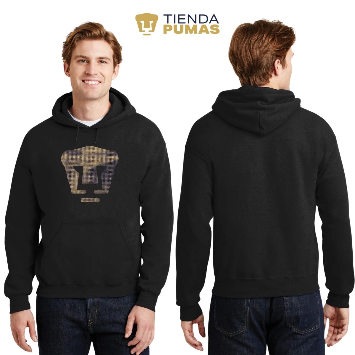 Men s Sweatshirt Hoodie Pumas UNAM Logo Tienda Pumas