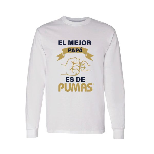 Playera Pumas Hombre El Mejor Papá Es De Pumas OD77426-Playeras-Tienda-Pumas-Oficial