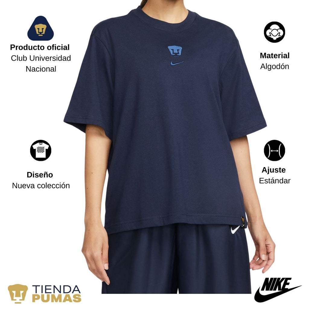 Playera Mujer Nike Pumas UNAM Fearless-Playeras-Tienda-Pumas-Oficial