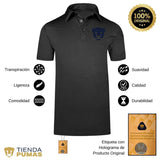 Playera Tipo Polo Hombre Pumas UNAM Logo Azul