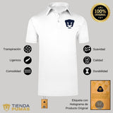 Playera Tipo Polo Hombre Pumas UNAM Logo Azul