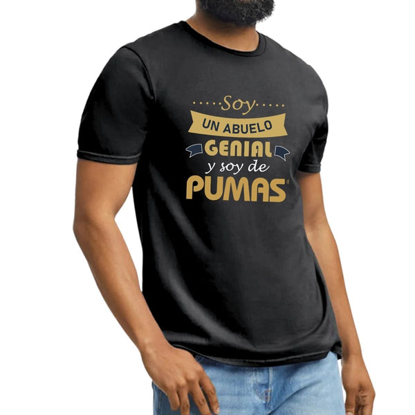 Playera Hombre Pumas Abuelo Genial