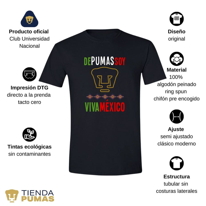 Playera Hombre Pumas Mes Patrio--Tienda-Pumas-Oficial