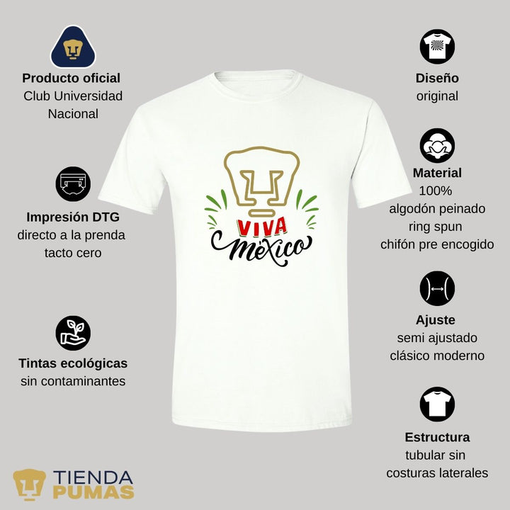 Playera Hombre Pumas Mes Patrio--Tienda-Pumas-Oficial