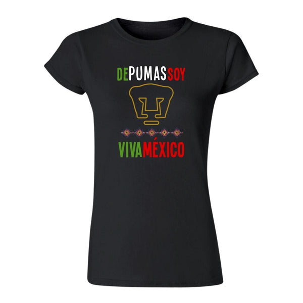 Playera Mujer Pumas UNAM México De pumas soy--Tienda-Pumas-Oficial