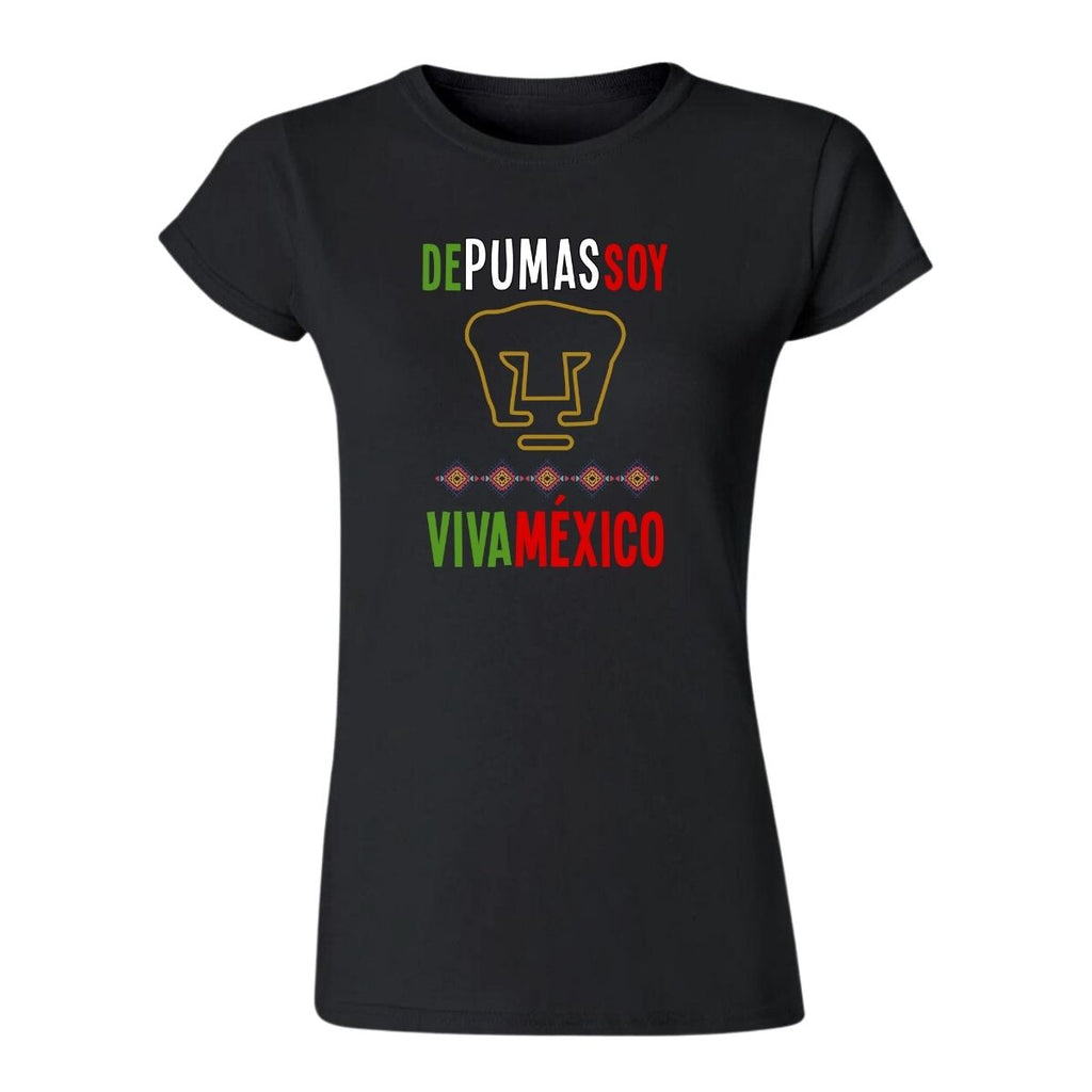 Playera Mujer Pumas UNAM México De pumas soy