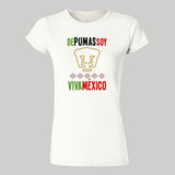Playera Mujer Pumas  Mes Patrio