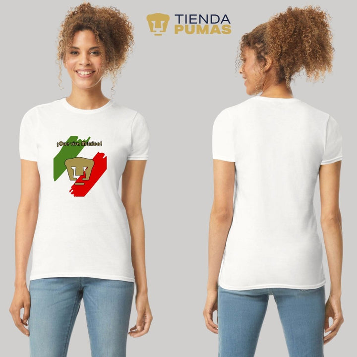 Playera Mujer Pumas  Mes Patrio--Tienda-Pumas-Oficial