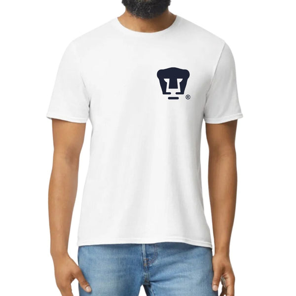 Playera Hombre Pumas UNAM Logo Azul