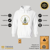 Sudadera Navideña Hoodie Capucha Unisex Pumas UNAM Nieve