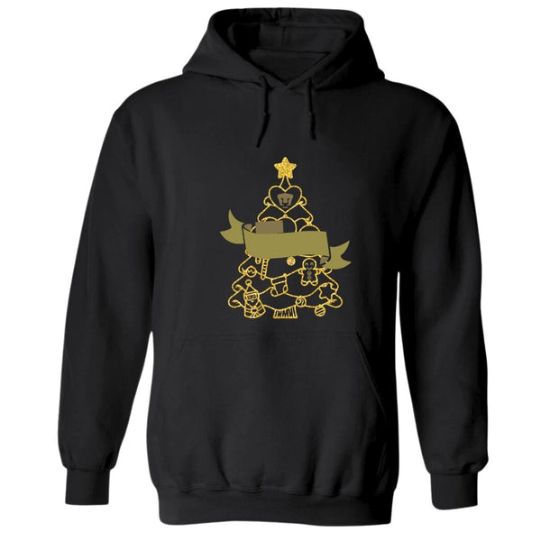 Sudadera Navideña Personalizada Mujer Hoodie Pumas UNAM Pino