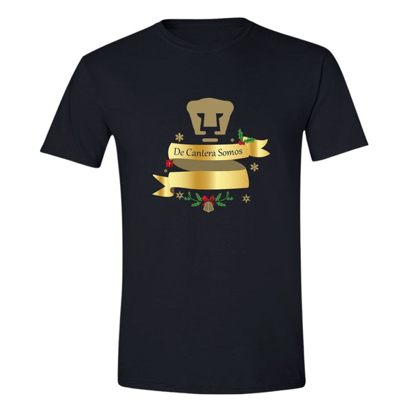 Playera Navideña Personalizada Hombre Pumas UNAM Cantera