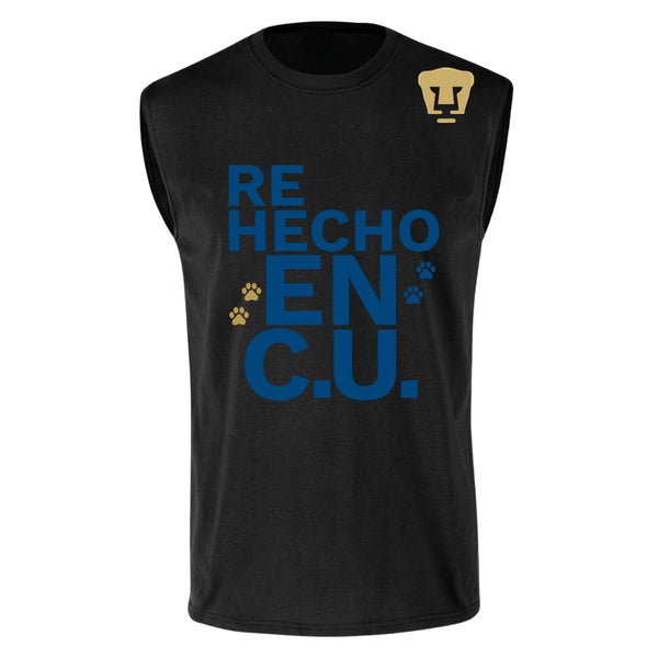 Pumas UNAM Men's Sleeveless T-Shirt Re Made in C.U.