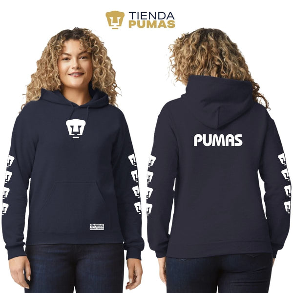 Sudadera Mujer Hoodie Pumas UNAM Ed Limitada 1 Bco