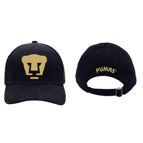 Pumas UNAM Cap Men Women Adjustable Golden Logo 1 Vinyl