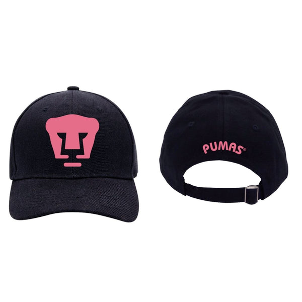 Pumas UNAM Cap Men Women Adjustable Pink Logo 1 Vinyl