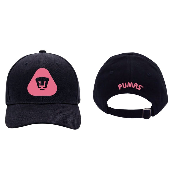 Pumas UNAM Cap Men Women Adjustable Pink Emblem 5 Vinyl