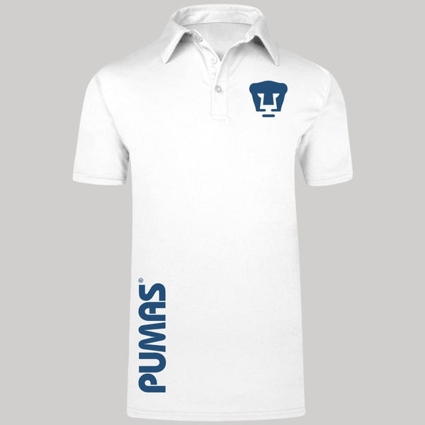 Men's Polo Shirt Pumas UNAM Retro Blue Vinyl