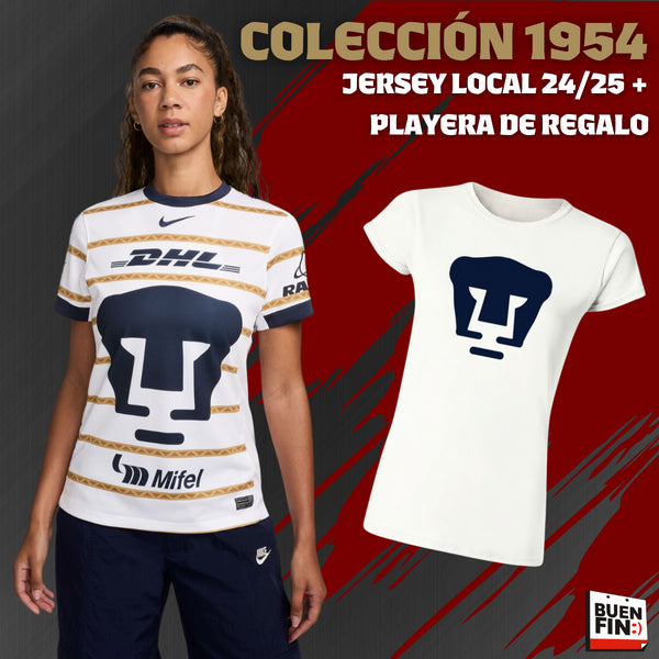 Colección 1954 Mujer - Jersey Local 24/25 + Playera de Regalo