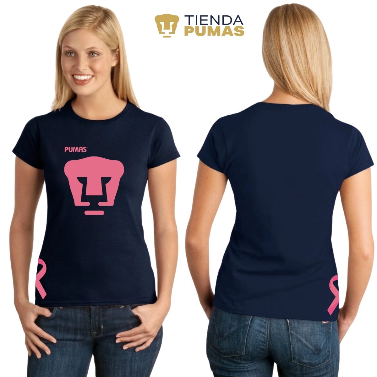 Playera Mujer Pumas UNAM Mes Rosa – Tienda Pumas