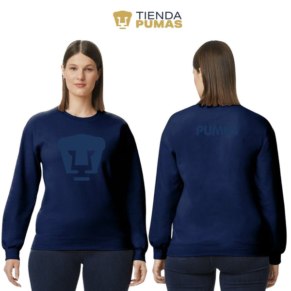 Sudadera Mujer Pumas UNAM Logo Azul