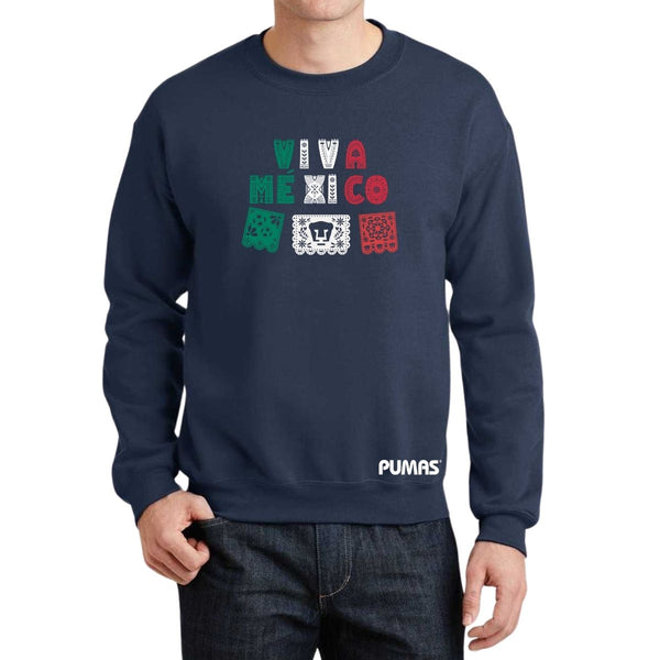 Sudadera Hombre Pumas UNAM Papel picado México