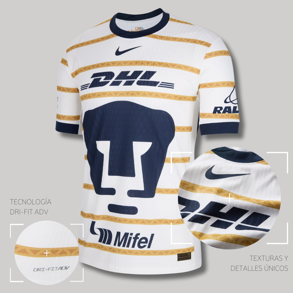 Jersey Local VERSIÓN JUGADOR Nike Pumas UNAM Hombre 24/25