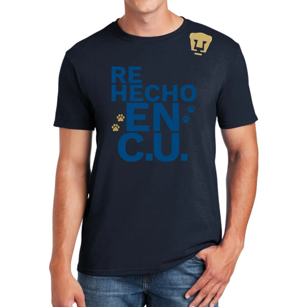 Pumas UNAM Men's T-shirt Re Made in C.U.