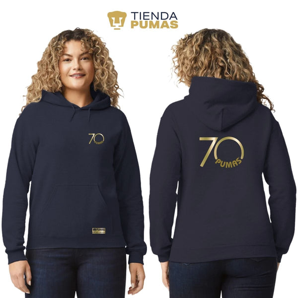 Sudadera Mujer Hoodie Pumas UNAM 70 Aniversario FYR Edición Limitada 4