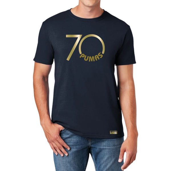 Playera Hombre Pumas UNAM 70 Aniversario Fte Edición Limitada 4