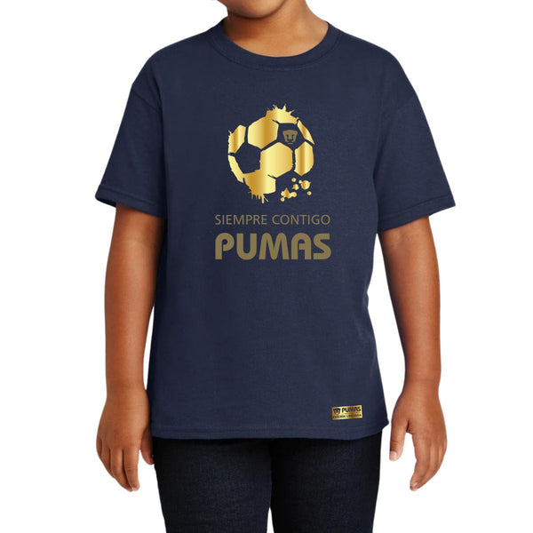 Playera Niños Pumas UNAM Ed Lmt 2 Siempre contigo