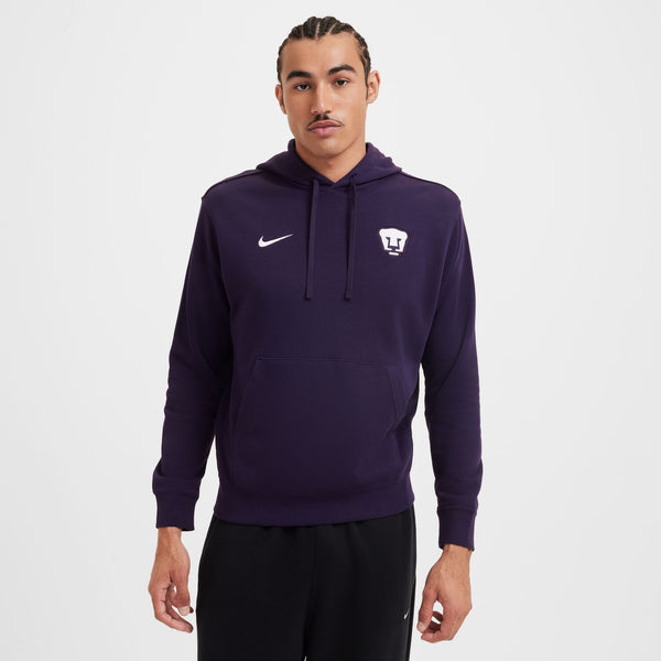 Sudadera con gorro sin cierre de fútbol Nike de French Terry para hombre