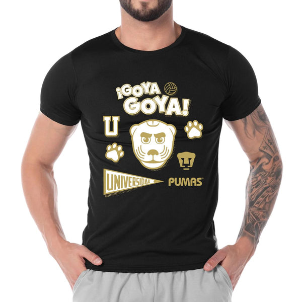 Playera Transpirable Hombre Pumas UNAM Goyo Universidad
