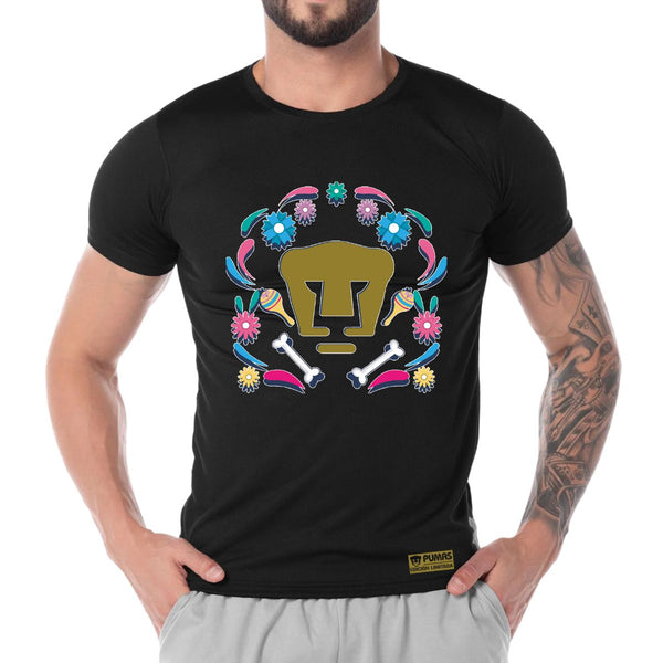 Playera Transpirable Hombre Pumas UNAM Día de muertos festividad